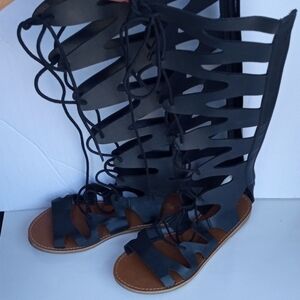 Mossimo Women's Black Gladiator Sandals 7